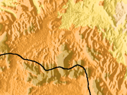 Mapa hor Arrei