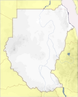 Topografická mapa Jižního Súdánu