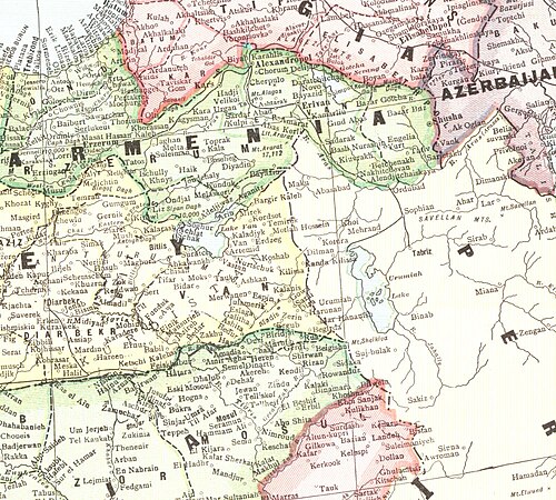 Malá Asie a Kavkaz 1919