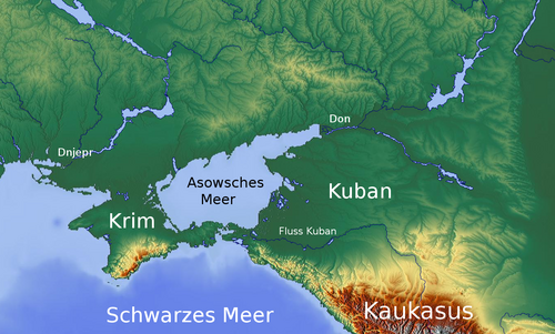 Azovské moře (popsáno)