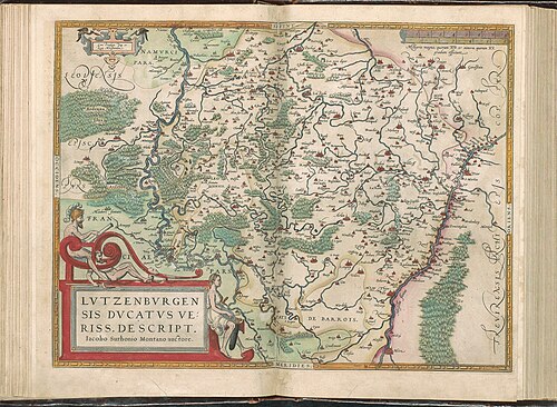 Atlas Ortelius - Lucemburk