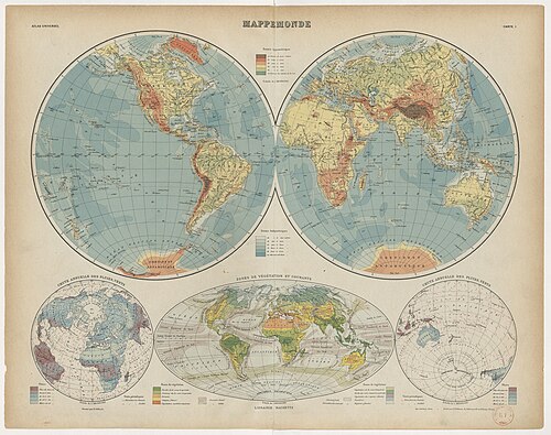Atlas Universel de Geographie construit d'après les sources originales et les documents les plus réc