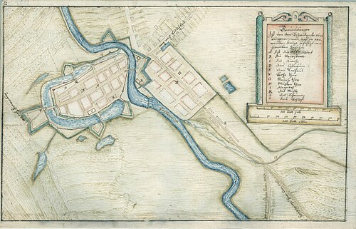 Atlas Heinricha Thomého - č. 8. Braunsberg 1626