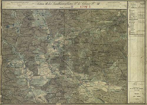 Aufnahmeblatt 4756-4a Sulz, Kaltenleutgeben, Höllenstein