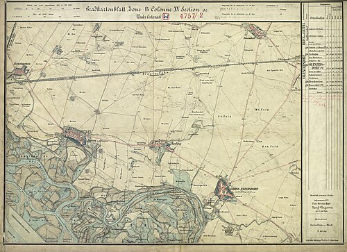 Snímací list 4757-1-b 1873 Groß Enzersdorf