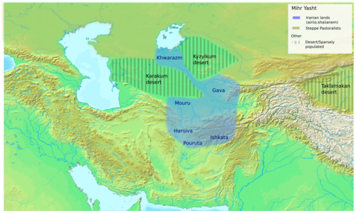 Avestánská geografie Mihr Yasht