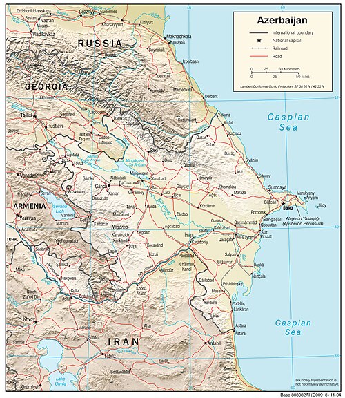 Fyzická geografie Ázerbájdžánu