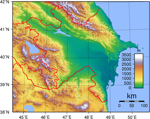 Topografie Ázerbájdžánu