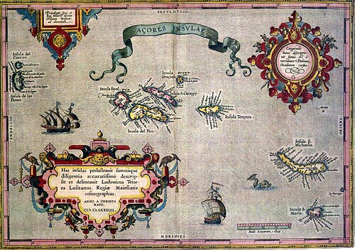 Stará mapa Azor
