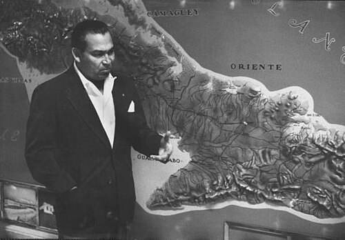 Mapa Batisty březen 1957