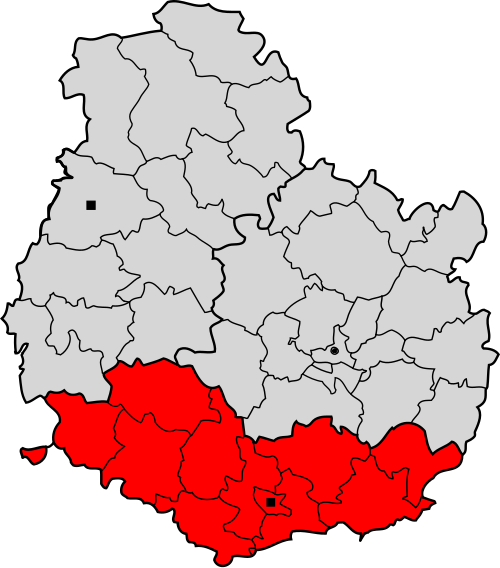 Plán arrondissementu Beaune