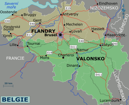 Regiony Belgie