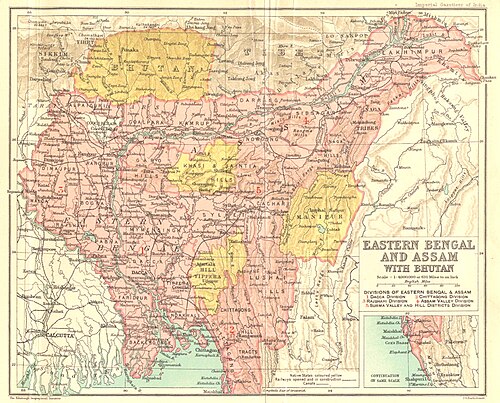 Gazetteer Bengálska 1907-1909