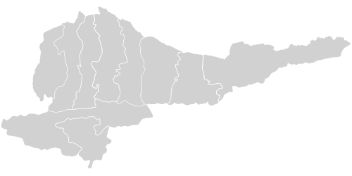 Mapa okresu Chüy (s okresy)
