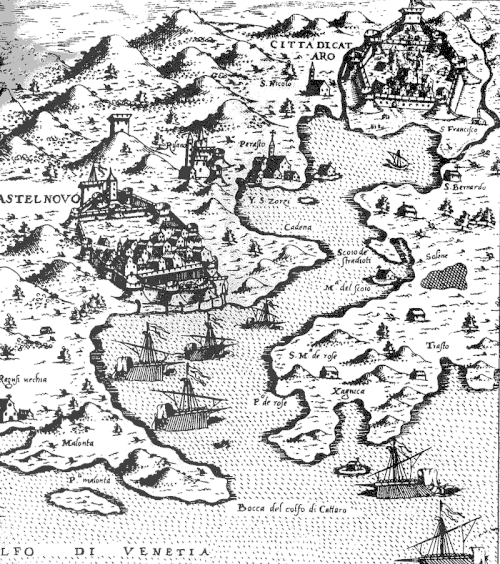 Stará mapa Boke