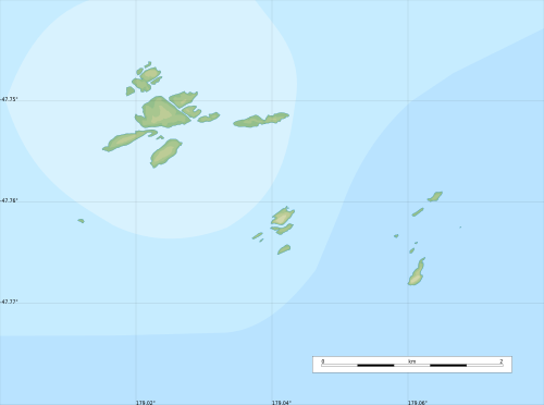 Mapa polohyBounty Islands