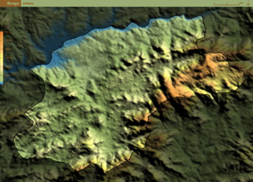 Topografie Bragy