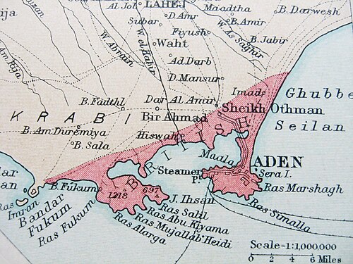 Britský Aden 1922
