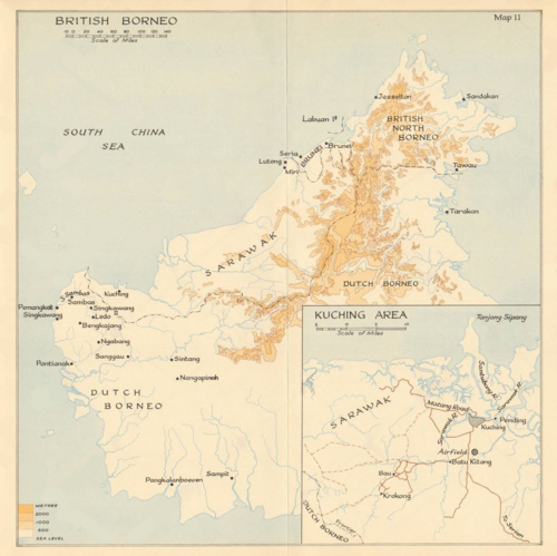 Britské Borneo 1941 - Sarawak Sabah