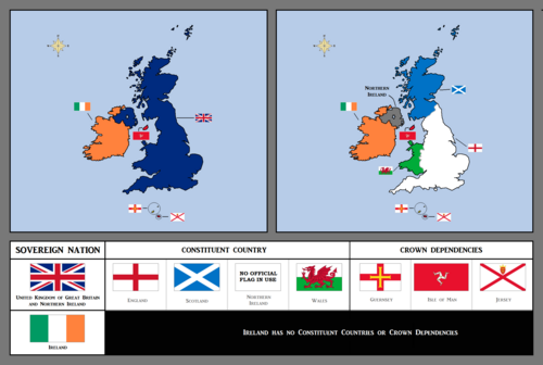 Británské ostrovy - Británie a Irsko