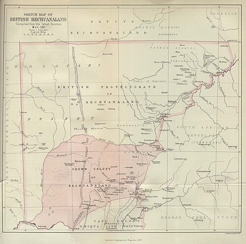 Britské Bechuanaland 1887