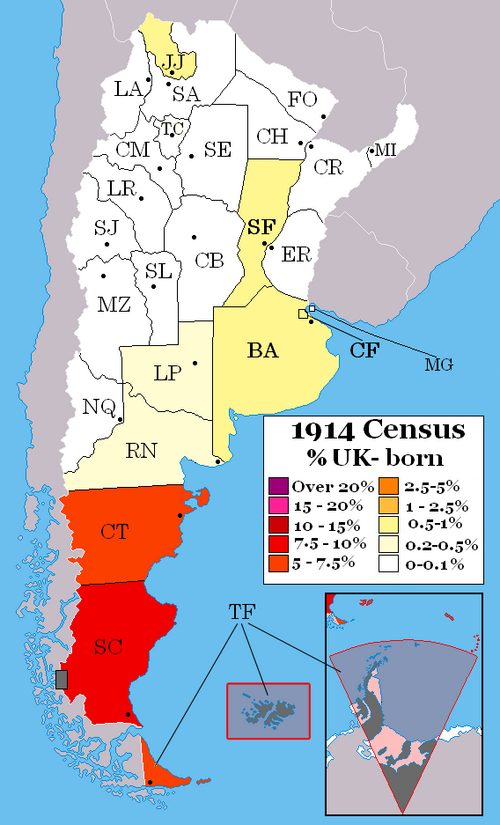 Britové v Argentině (1914)