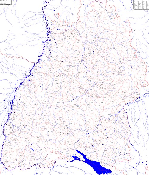 Baden-Württemberg: Země, okresy, řeky