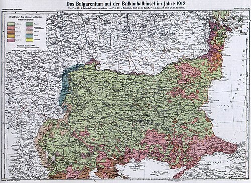 Bulhaři v roce 1912