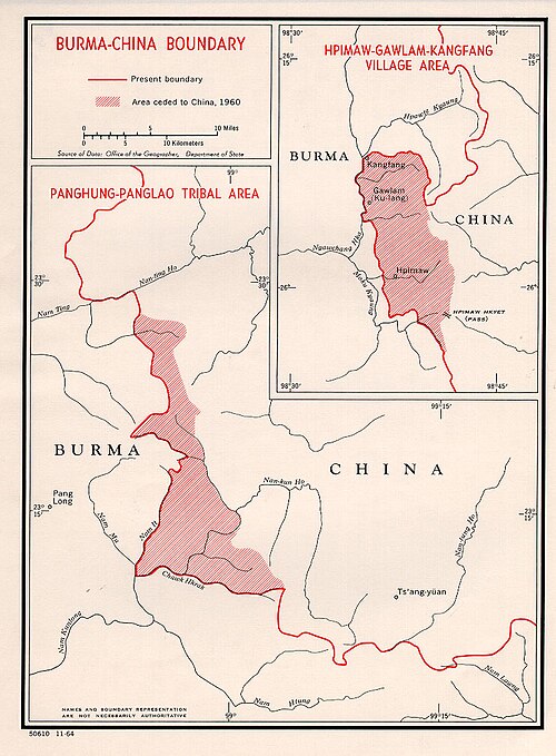 Mapa hranice Barmy-Čína 2