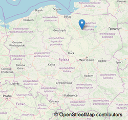 Butryny na mapě Polska