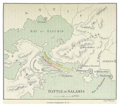 Bitva u Salamíny, Cox 1876