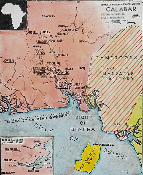 Stanice Calabar, ca. 1900-1910