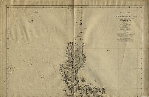 Obecná mapa Filipínského archipelágu