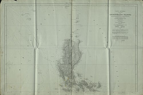 Obecná mapa Filipínského souostroví