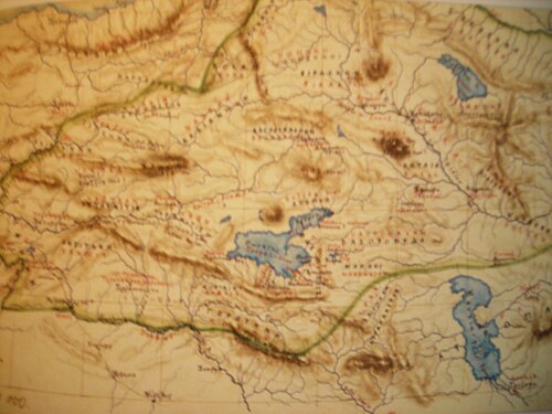 Mapa Arménie