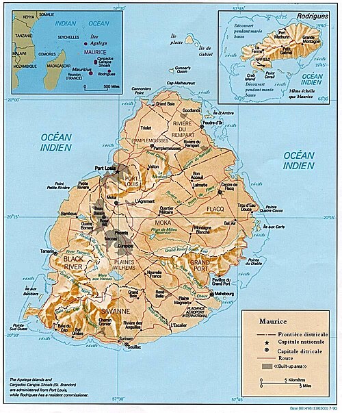 Mapa Mauritia