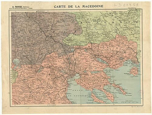 Mapa Makedonie