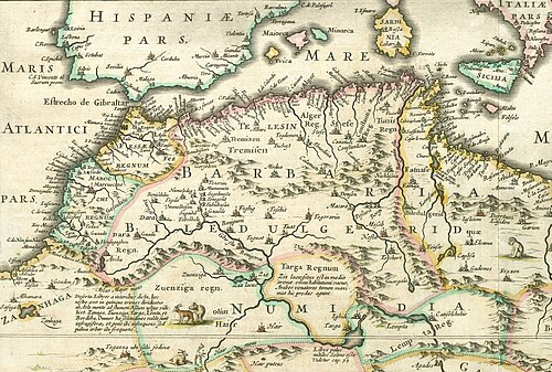 Regentství Alžíru 1650 s království Fes
