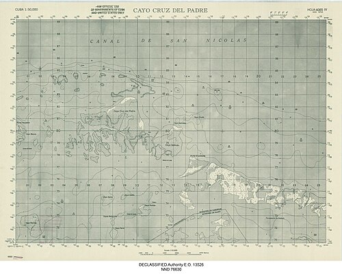 Cayo Cruz del Padre (Kuba) - historická