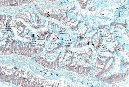 Mapa NRC horské oblasti Centennial