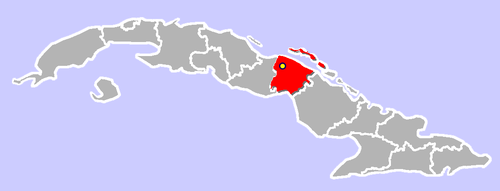Chambas, Kuba - Poloha