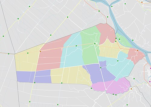 Chauthanhag - administrativní mapa okresu