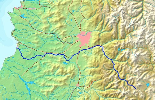 Střední Chile Reliéf Maipo