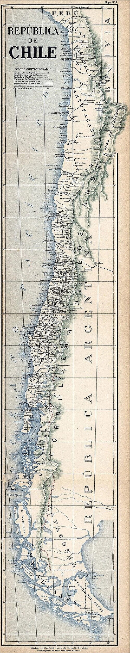 Chile v roce 1903