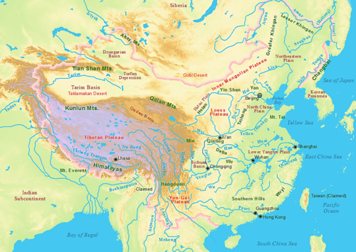 Geografie Číny