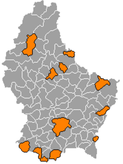 Města Lucemburska