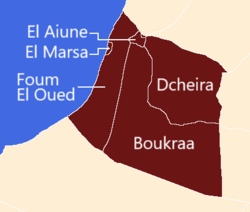 Obce v provincii El-Auin