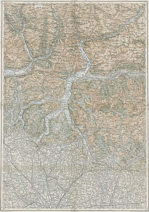 Historická mapa Como