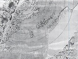 Mapa Contariniho - západní detail