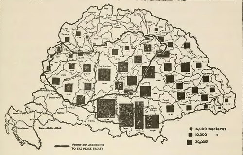 Produkce kukuřice v Maďarsku 1913